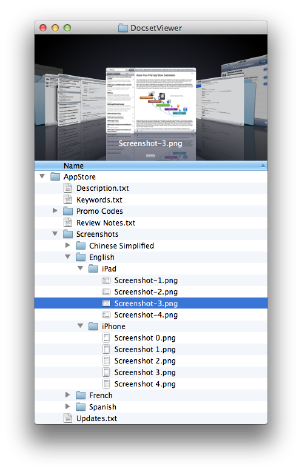 AppStore Assets Folder